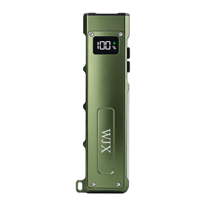 EDC Flat Flashlight, 1500 Lumens Rechargeable Pocket Flash Light with Magnetic Base, White LED, UV light, USB-C Charging for Camping, Emergency, Everyday Carry, Outdoor Working & Hiking(Field Green)
