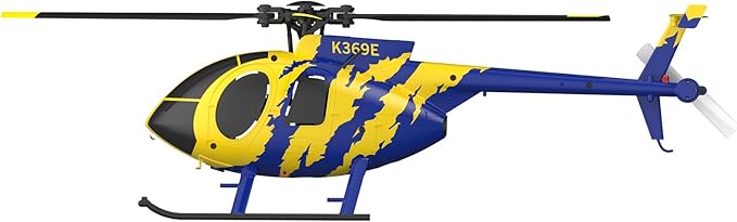 RC ERA C184 MD500 RC Helicopter 2.4G 6-Gyro 4CH Stabilized Helicopter Remote Control Aircraft with Optical Flow Sensor for Adults Enthusiasts