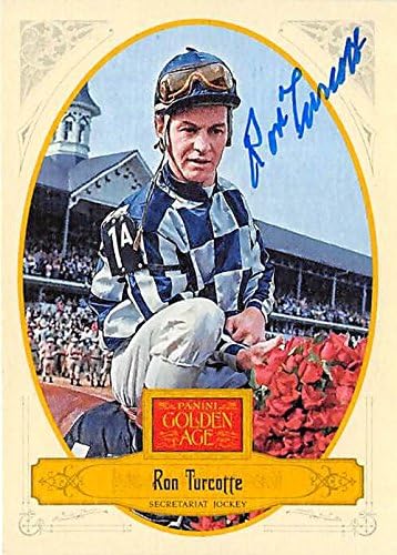 Autograph Warehouse 302525 Ron Turcotte Signed Trading Card - Horse Jockey Secretariat 2012 Golden Age No. 109