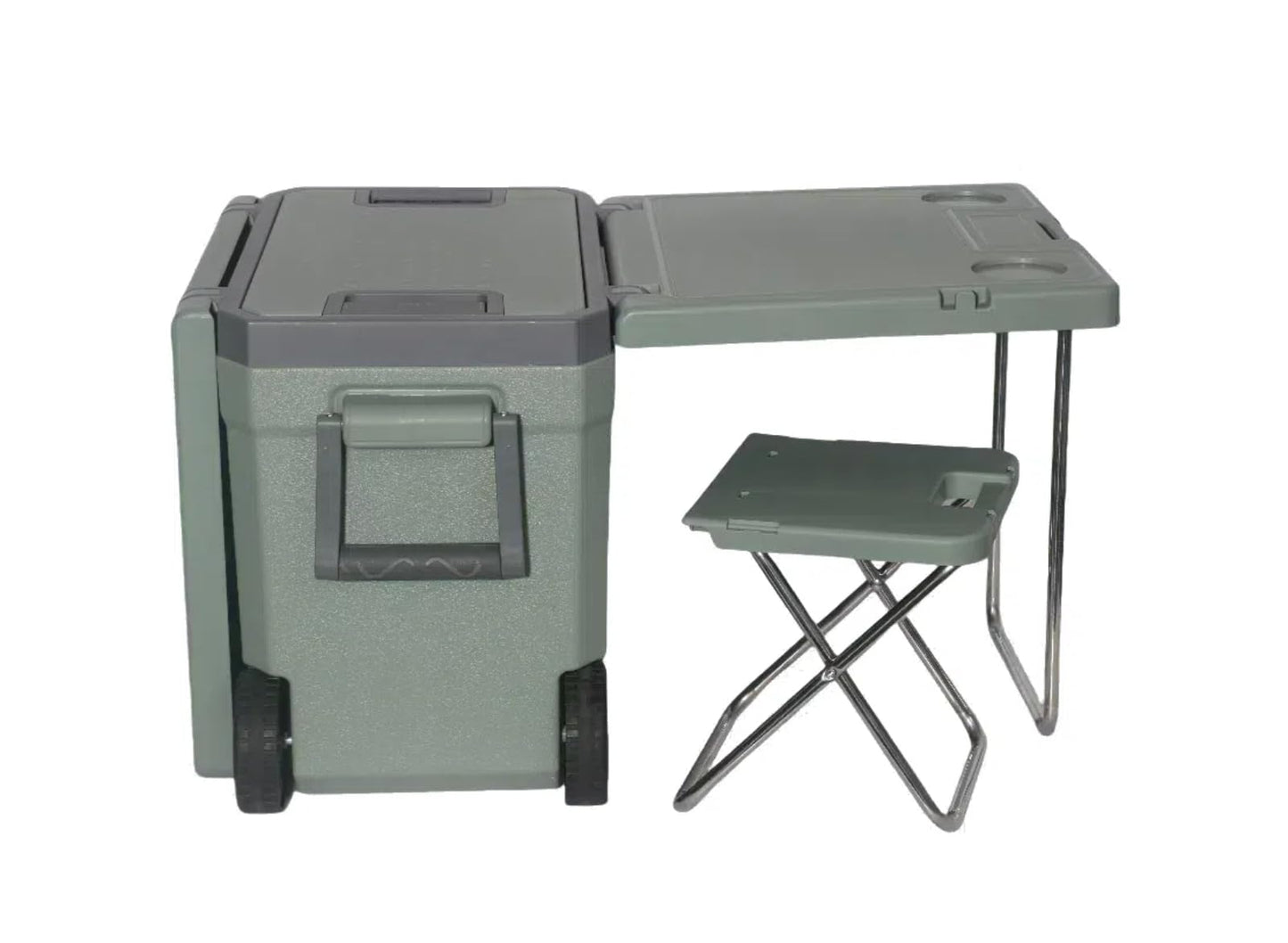 32Quart Camping Cooler Portable Cooling Box Suitable for BBQ Camping, picnics and Other Outdoor Activities