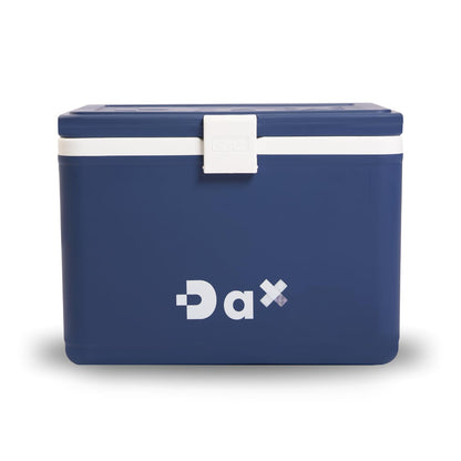 DA 12/26 Quart Small Portable Hard Cooler Ice Chest with Carry Handle, Keep Cool Up to 72 Hours, Lightweight Insulated Cooler for Lunch, Picnics, Camping, Travel (26QT Dark Blue)