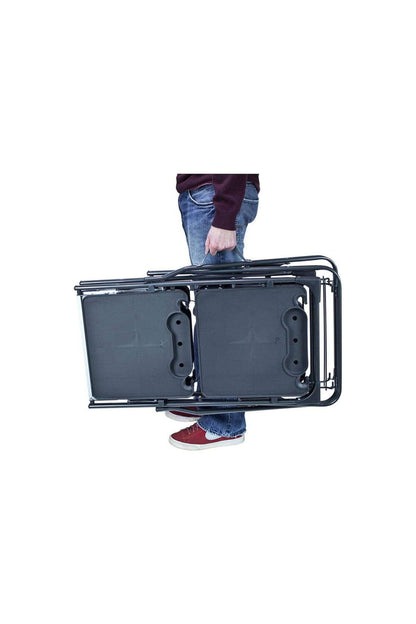 GCI OUTDOOR Slim-Fold Cook Station | Portable Folding Kitchen Table with a Heat Resistant Tabletop, 4 Side Tables & Storage Rack, Perfect for Picnics & Camping Trips