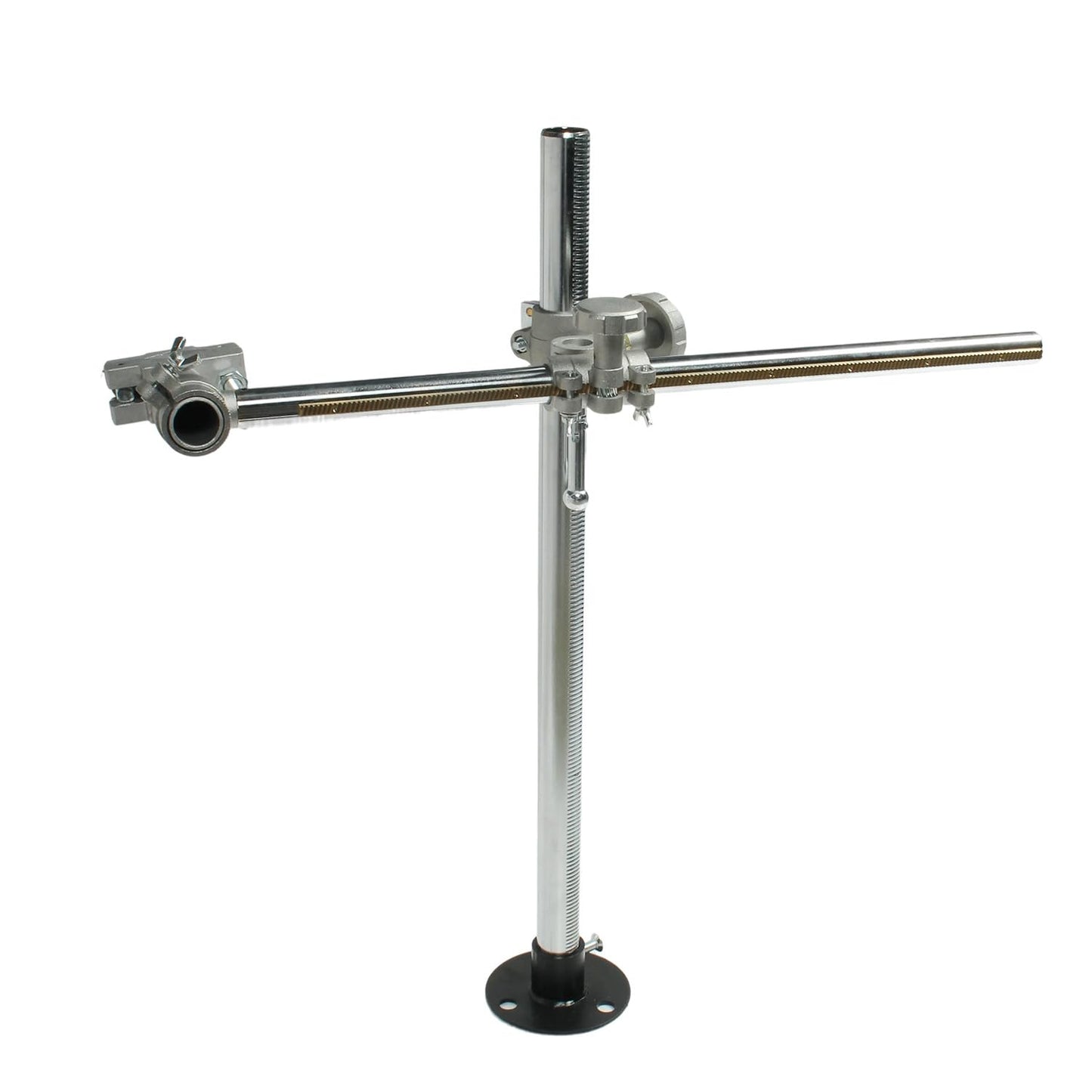 Welding Torch Holder Support Mig Tig Gun Holder WIth V-Clamp Mountings for Gas Torch Cutting Machine, Positioner Turntable, Horizontal Bar 500mm(19.68in), Vertical Bar 600mm(26.6in)