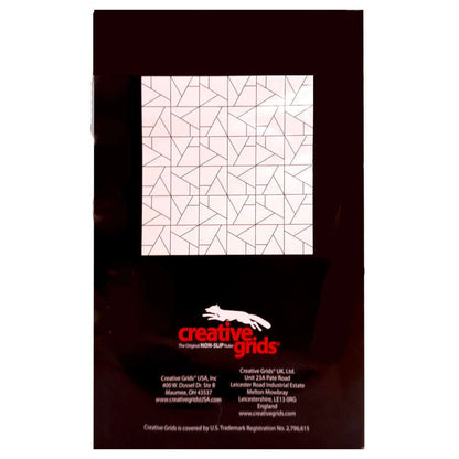 Creative Grids Scrap Crazy 6 Template Set Quilt Ruler – CGRMT6 – Made in USA, 6in x 9in, Non-Slip Grip Acrylic Quilting, Sewing, Crafting, Patchwork Ruler & Template