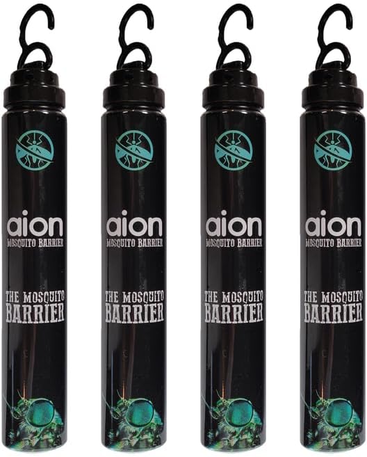 Aion Outdoor Mosquito Barrier - Effective 4 Pack for Ultimate Bug Protection