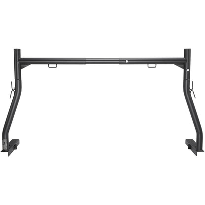 VEVOR Extendable Steel Truck Ladder Rack - 800 lbs Capacity, 46-71 inch, Non-Drilling for Kayak, Surfboard, Lumber, Ladder