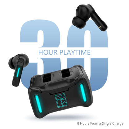 FEDIKER SW4 Pro Wireless Earbuds for PC/Computer/Laptop/Mobile - Dongle & Bluetooth - 20ms Low Latency - 4 Mics – Gaming - Work Headset/Headphones for Office