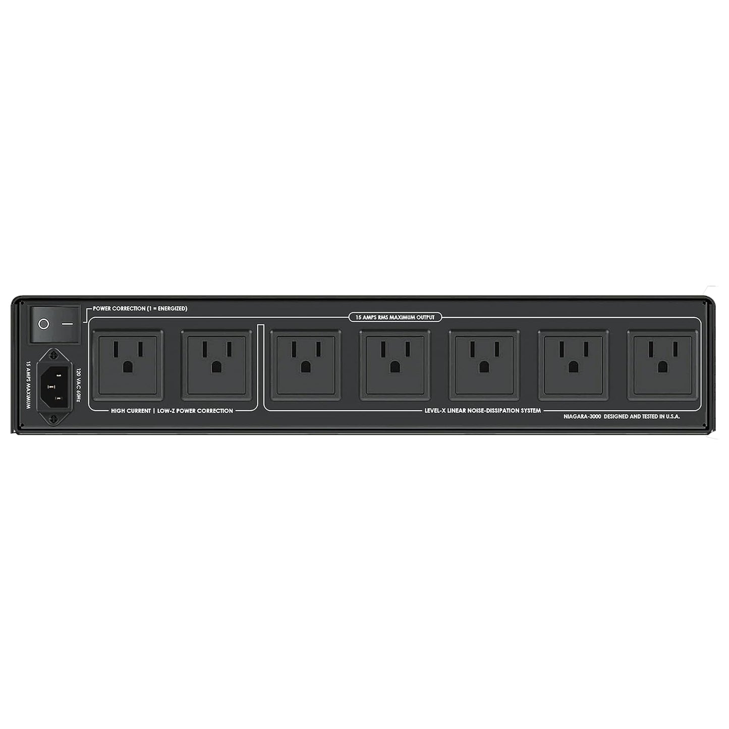 AudioQuest NIAGARA3000USA Low-Z Power Noise Dissipation AC Power Conditioner with an AudioQuest NRGY3US01 1.0M Low-Noise AC Power Cable (2020)