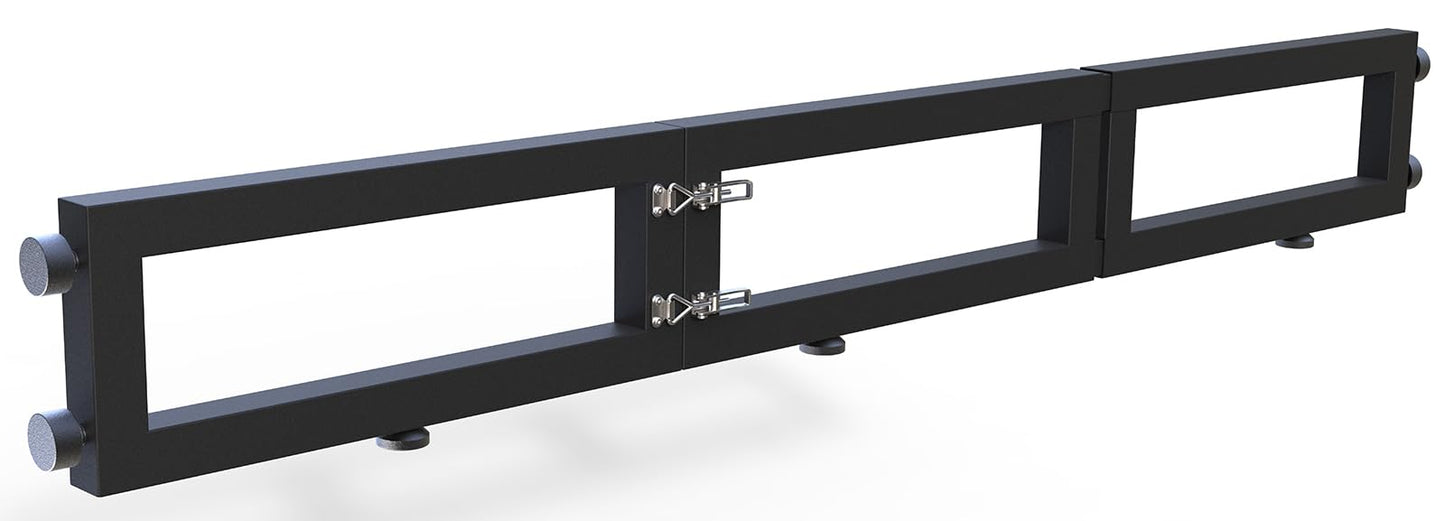 KNAWIER Truck Bed Cargo Divider for Full Size Truck, Compatible with Silverado,F150,F250,Sierra 1500,Titan,Foldable,No Drilling