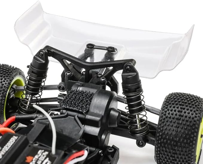 Helidirect Losi RC Car Micro-B 2WD Brushed Mini RC Buggy 1/24 Scale RTR Assemble Kit - Remote Control Car RC Cars Micro Racing RC Buggy 1/24 Scale (White - LOS00007T1)