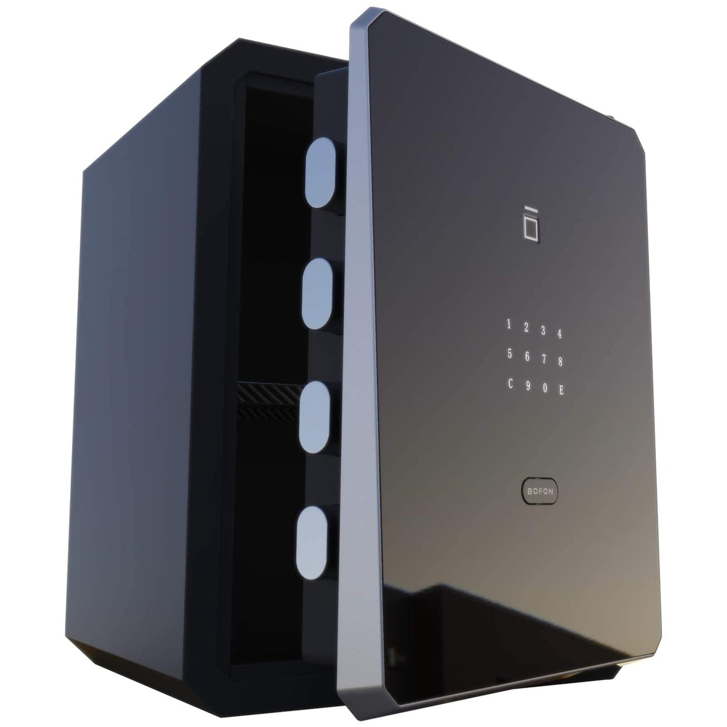BOFON Home Safe, Fingerprint Password Safe Box with Key, Cabinets SafeBox for Home, Security Box, Biometric Safe, W-series 2.1Cubic feet