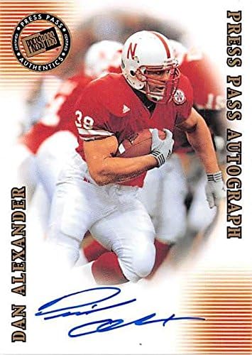 Autograph Warehouse 444606 University of Nebraska Omaha 2001 Press Pass Rookie 38 Dan Alexander Autographed Football Card