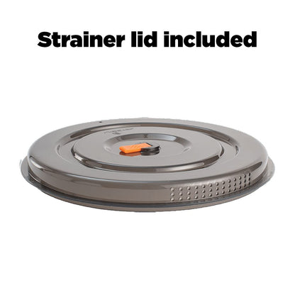 Jetboil 5-Liter FluxRing Camping Pot and Lid for Camp Cooking with Jetboil Backpacking Stoves