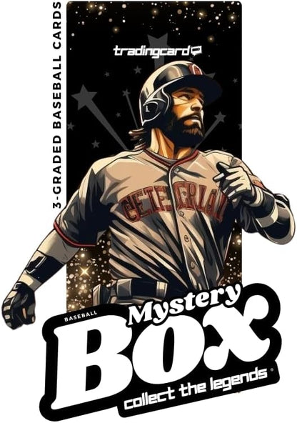 Three Graded Baseball Cards Collect The Legends® Edition│Gem-Mint 10 Guaranteed│Gift for Baseball Fans│by TradingCard360®