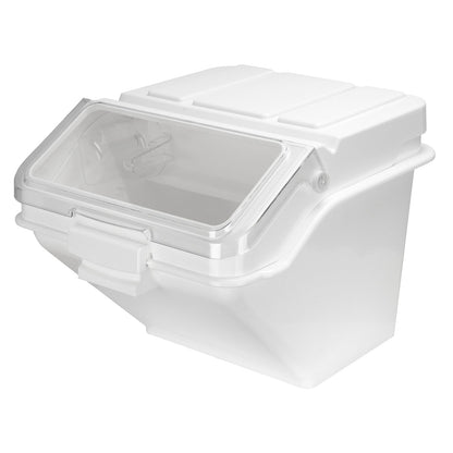 WELKOR 88LB Flour Storage Container With Scoop for Dry Food, Sugar, Baking Supplies,Rice.BPA Free Ingredient Storage Bin，Pet Food Storage Container Dog Cat Birds Food Bin (88 LB)