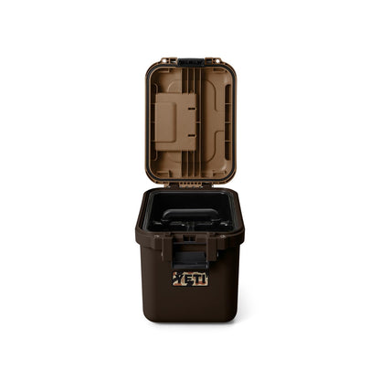 YETI LoadOut 15 GoBox Divided Waterproof Cargo Case, Dry Box, Camera Case, Fishing Tackle Box, Wetlands Brown