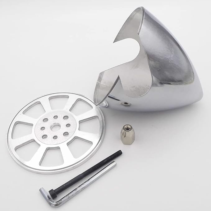 Metal Propeller Spinner Dia 70mm-127mm CNC Plane Spinner for DLE Gasoline Engine DLE20 DLE30 DLE55 DLE111 DLE222 RC Airplane (4.5(114MM))