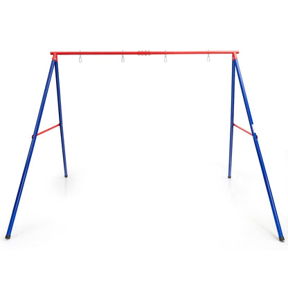 INFANS Swing Stand, 550 lbs Heavy Duty Metal Swing Frame, Extra Large A-Frame Swing Stand for Kids and Adult Indoor Outdoor Activity Backyard Playground