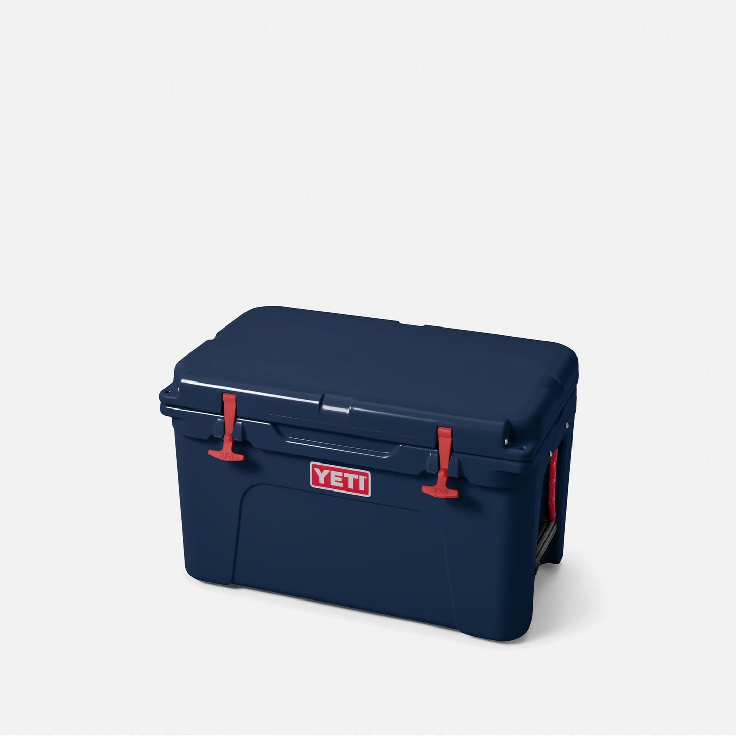 YETI Tundra 45 Cooler, Navy/Rescue Red