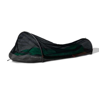 Outdoor Research Bug XT Bivy | Personal Bug Tent, Breathable Mesh Screen Keeps Mosquitos & Insects Out, Waterproof Floor, Black, One Size