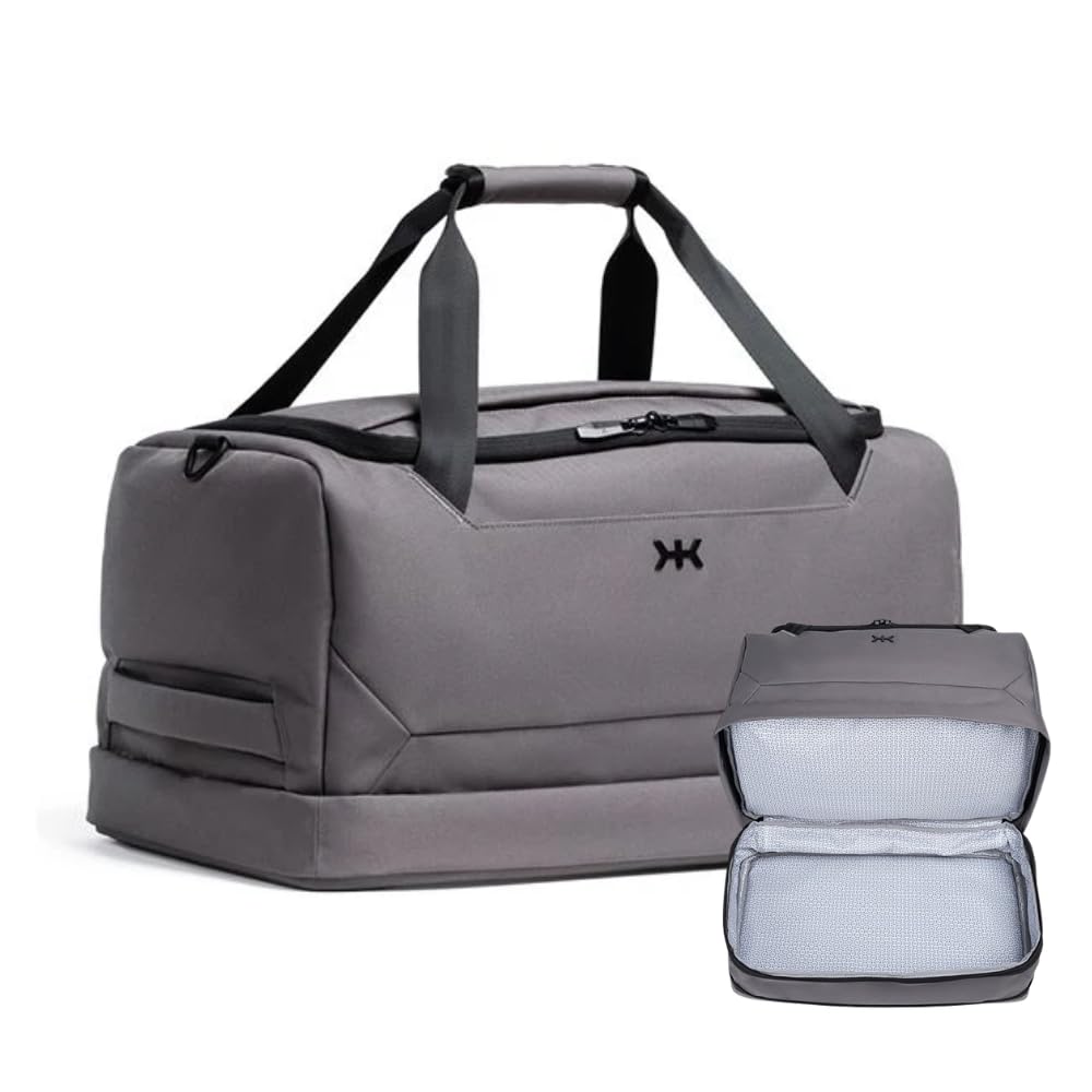 Knack Expandable Travel Duffel Alloy Gray