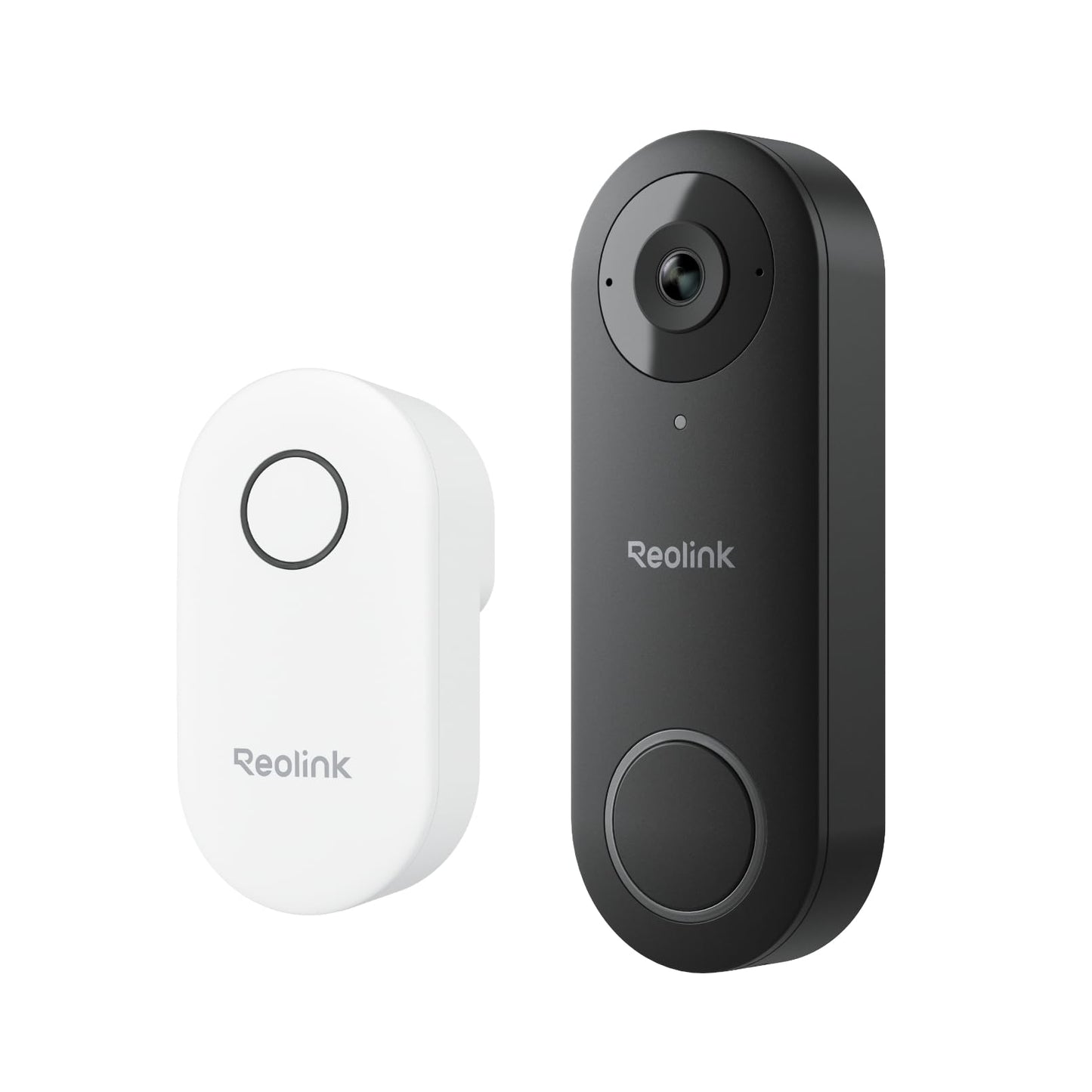 REOLINK Video Doorbell WiFi Camera - Wired 2K Outdoor, 5G&2.4G WiFi, 4:3 Wide View Angle, Smart Detection, Local Storage, No Subscription Front Door Home Security, Customized Reolink Chime