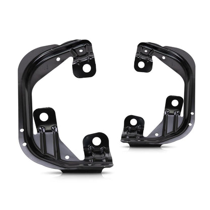 KarParts360 Fog Light Bracket Pair for 2011-2018 RAM 1500/2500/3500, Steel, Model CLX-M0-USA-REPD013701-CL