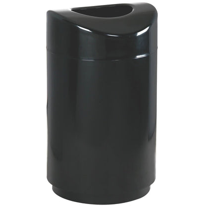 Rubbermaid Commercial Products Executive Series Eclipse Trash Can, 30-Gallon, Black, Indoor/Outdoor Waste Container for Malls/Offices/Hotels/Schools