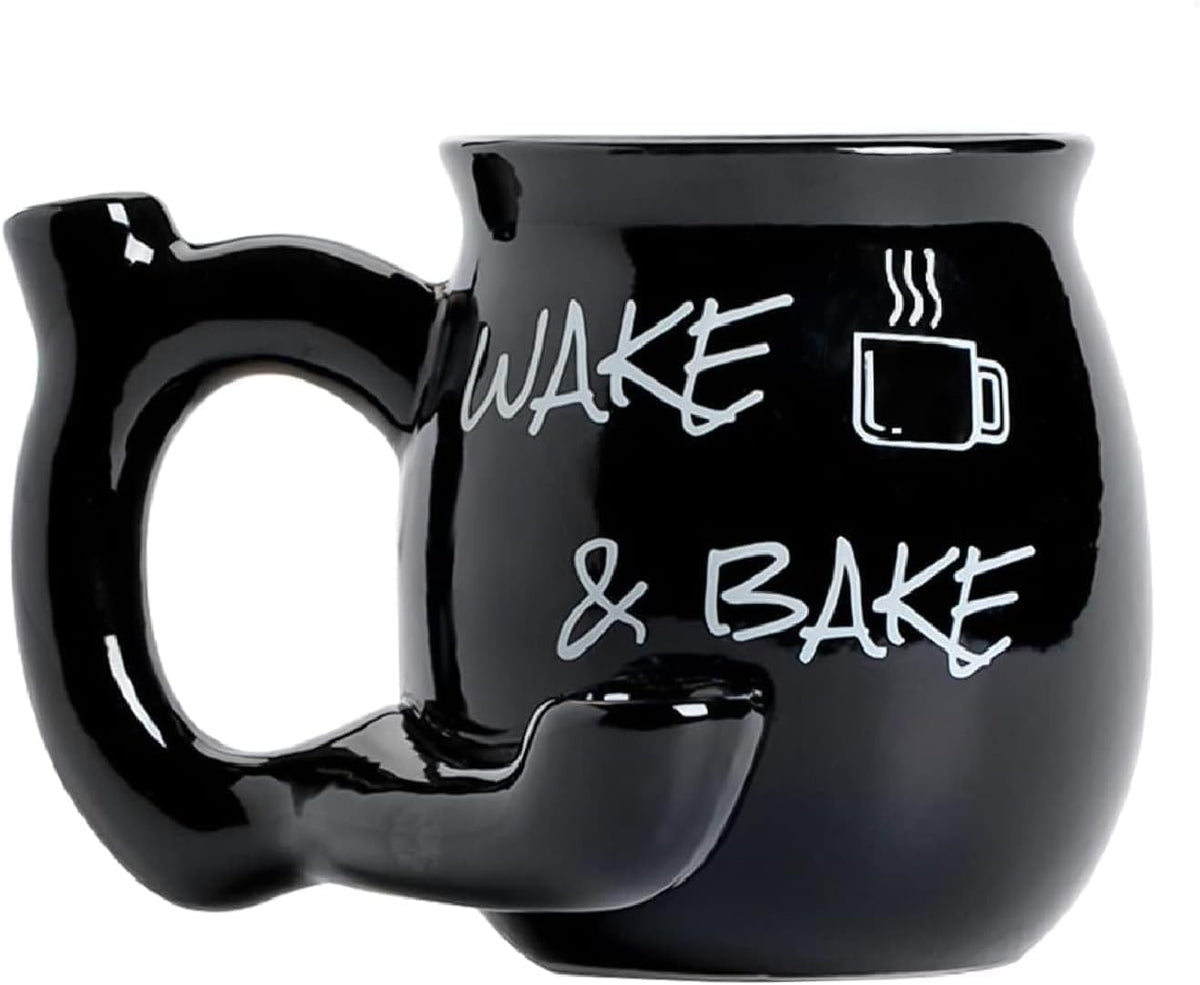 ISTOOLL Coffee Mug, Novelties Ceramic Cup Father's Day Gift, Black