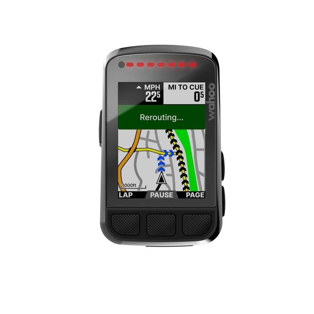 Wahoo ELEMNT Bolt GPS Cycling/Bike Computer,Black