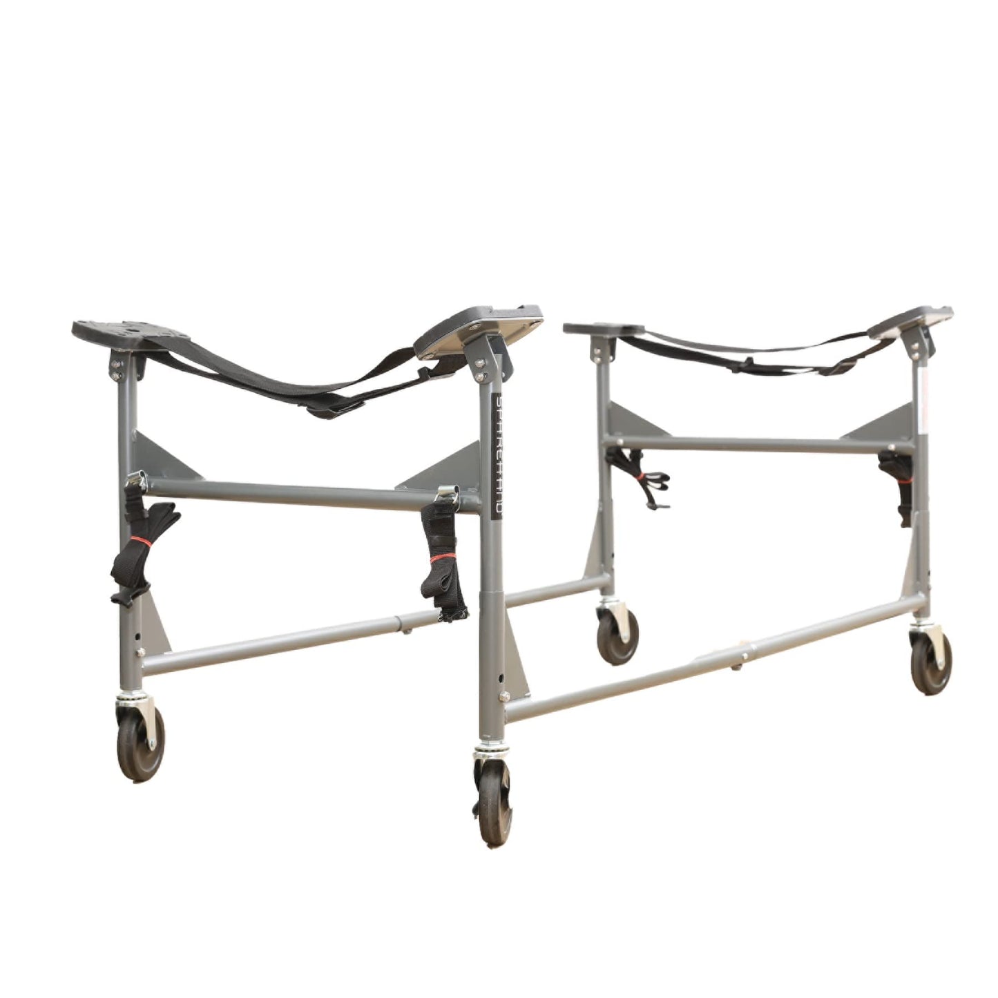 SPAREHAND Tall Rigging Station BR Rack - Heavy Duty Kayak Holder with Caster Wheels - Portable Storage Rack for Fishing Kayaks, SUPs, Hybrid Boards, & Paddleboards - Ideal for Garage & Indoor/Outdoor