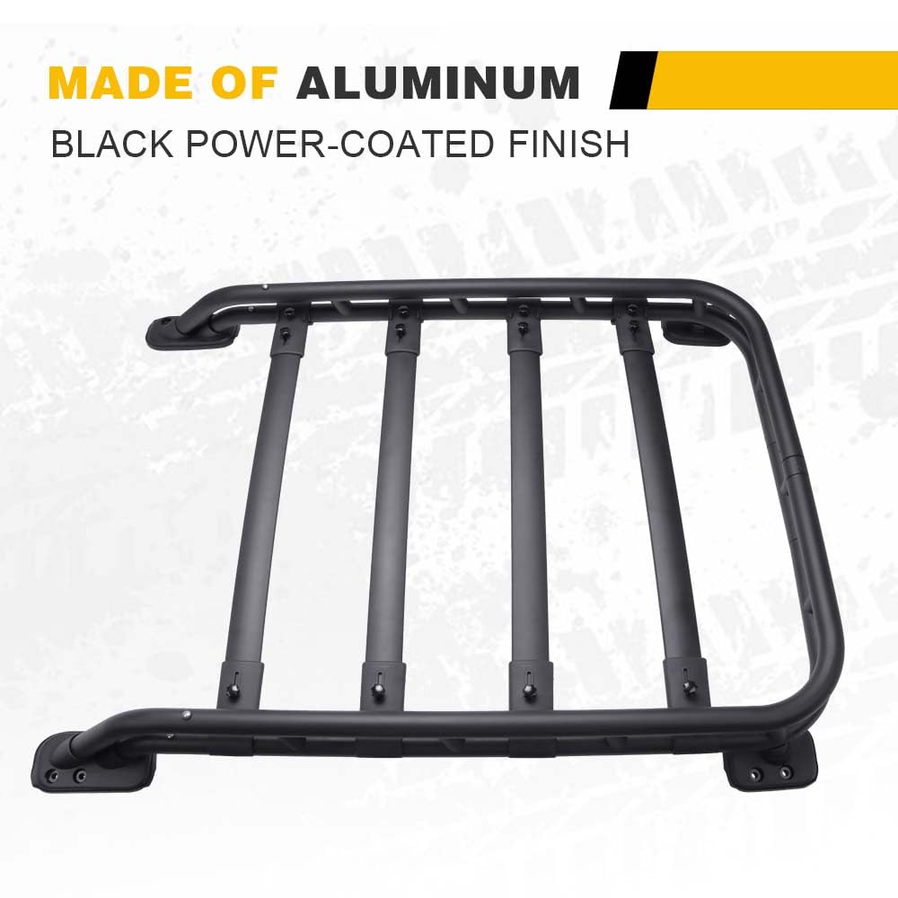 EZREXPM Roof Rack Basket Fit for Toyota 4Runner 2010-2024 Rooftop Cargo Basket Extra Bars Luggage Carrier