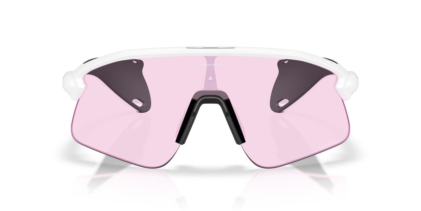 Oakley OO9517 Stunt Devil Sunglasses, Matte White/Prizm Low Light, 39 mm