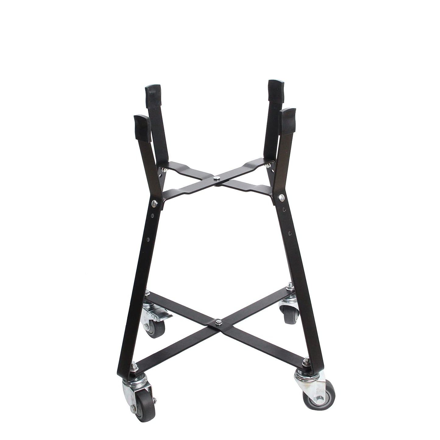 Rolling Cart for Kamado Joe Junior Accessories,Kamado Joe Rolling Nest with Heavy Duty Locking Caster Wheels Powder Coated Steel Rolling Outdoor Cart for Kamado Joe Junior Grill Stand