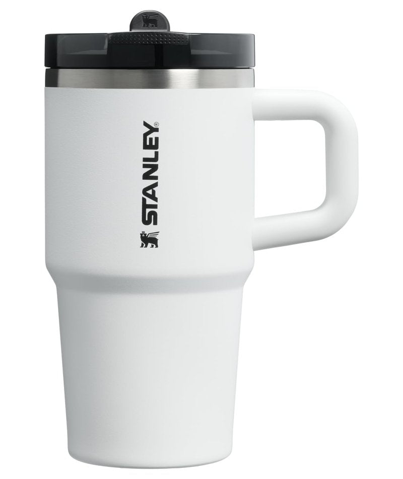 STANLEY Quencher ProTour Flip Straw Tumbler with Leakproof Lid 20 oz | Built-In Straw & Handle | Cupholder Compatible for Travel | Insulated Stainless Steel Cup | BPA-Free | Chalk