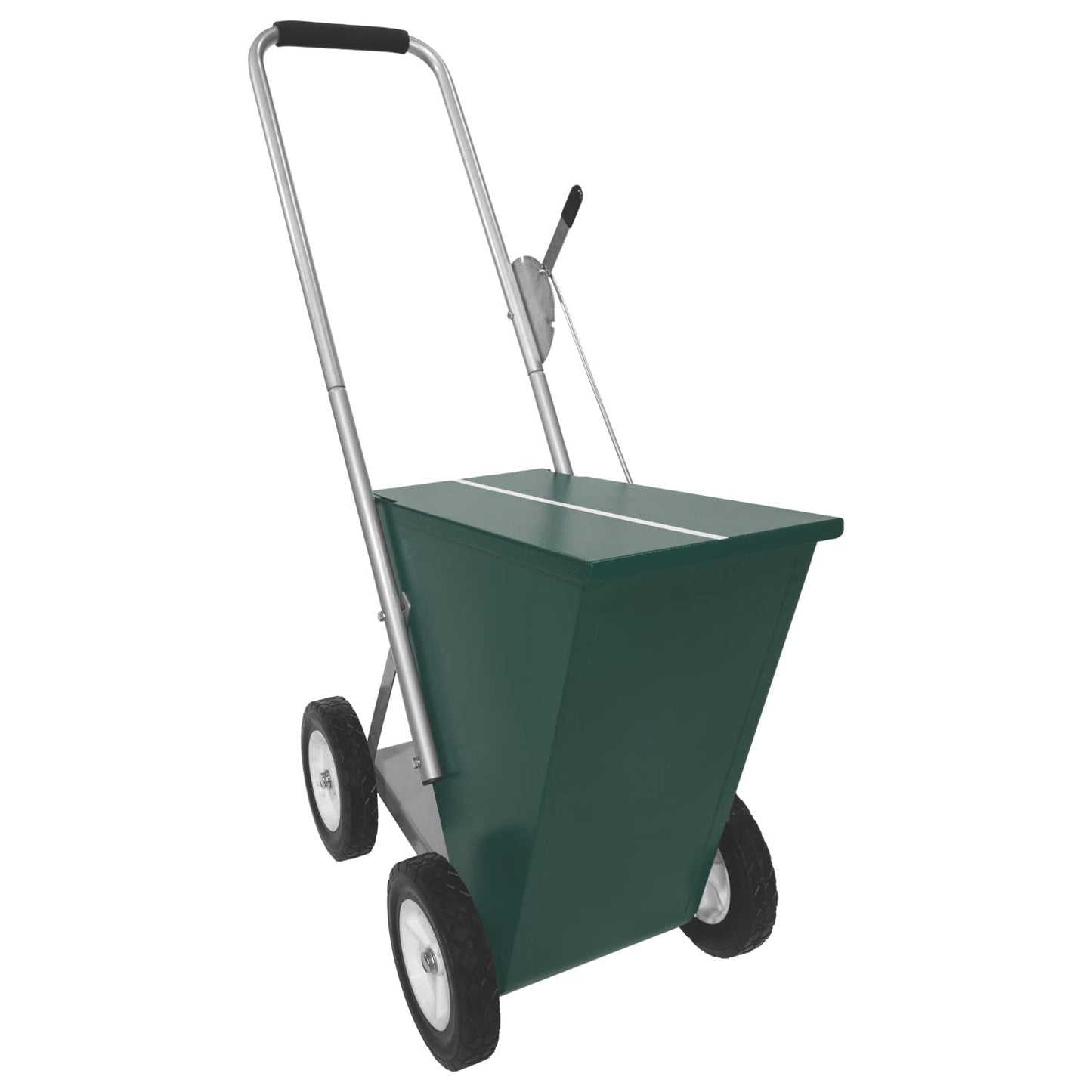 Champion Sports 65 LB Wheeled Heavy Duty Steel Dry Line Striping Athletic Field Marker, Green