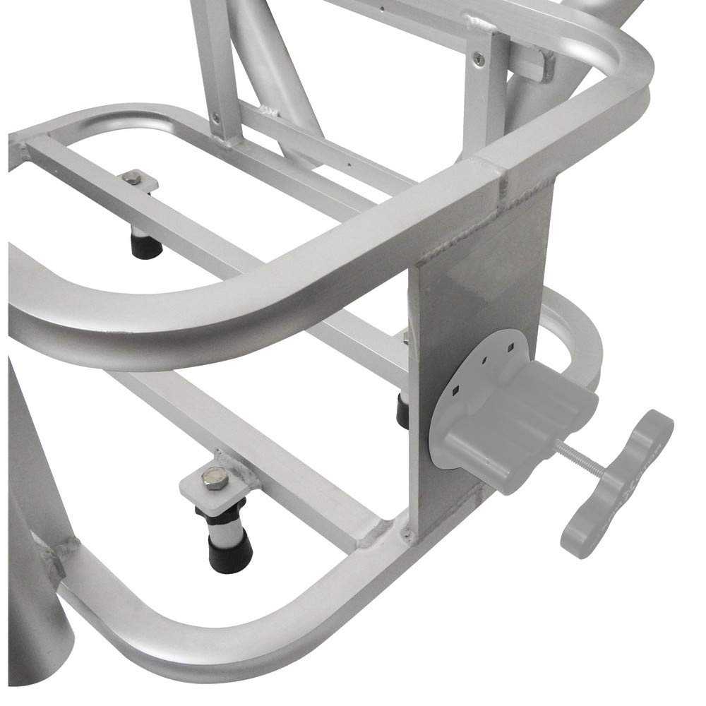 Extreme Max 3005.4257 Aluminum Jet Ski PWC Fishing Rod Rack and Cooler Combo - Compatible with RotoPax Fuel Can Mounts