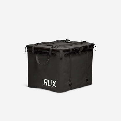 RUX 70L Collapsible Gear Box (Black) - Modular Adventure Storage Solution For Camping Storage, Overlanding, Off-road And Van Life - Weatherproof, Durable and Multifunctional