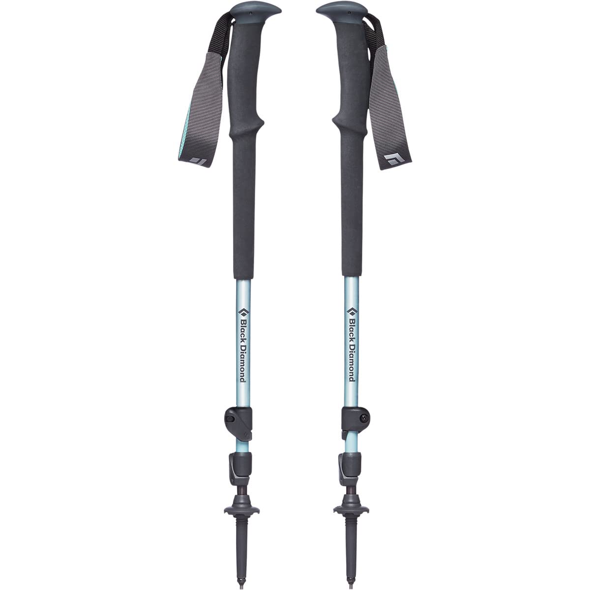 BLACK DIAMOND Women's Trail Trekking Poles (Pair) | Lightweight Aluminum Hiking Poles | FlickLock Adjustable Shafts | All-Season Stability & Comfort | Alpine Lake