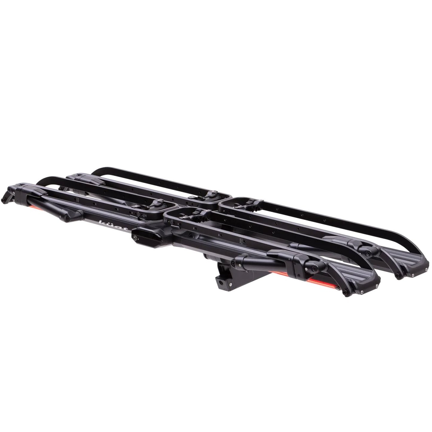 KUAT 2" Piston Pro X LED Dual Ratchet Hitch Rack - Secure Rugged Kashima-Coated Portable Foldable Easy-to-Use No Frame Contact 2-Bike Hauling Platform with 53" Max Wheelbase & 5" Max Tire Width