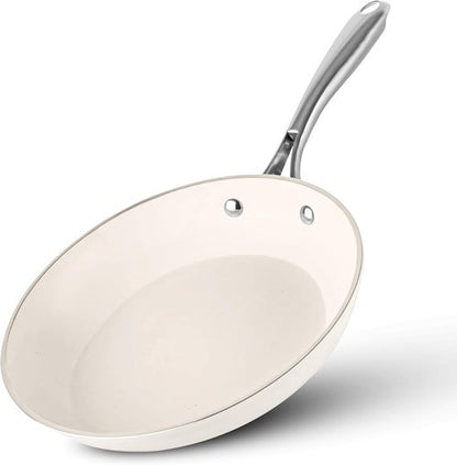 GOTHAM STEEL 10-Inch Nonstick Frying Pan - Ceramic Skillet with Stay-Cool Handle, Oven & Dishwasher Safe
