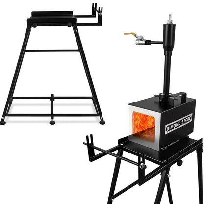 SIMOND STORE Forge Starter kit Stand - Compatible with All Single Burner Blacksmith Forge Kit - Steel Blacksmithing Starter Kit - Propane Forge Kit Stand 12 inch Home Forge Starter Kit Tool Stand…