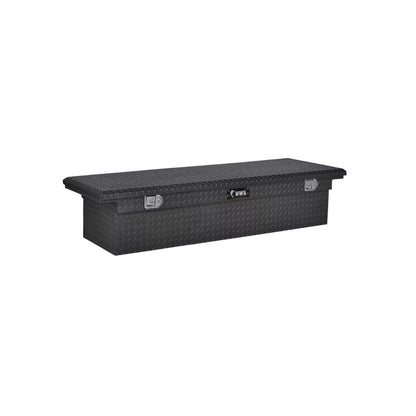 UWS EC10462 69-Inch Gloss Black Heavy-Wall Aluminum Truck Tool Box with Low Profile, RigidCore Lid