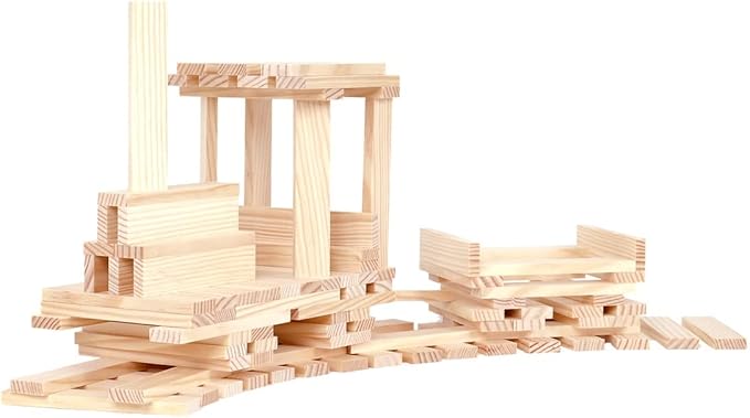 KAPLA Wooden Construction Set 100 Building Planks