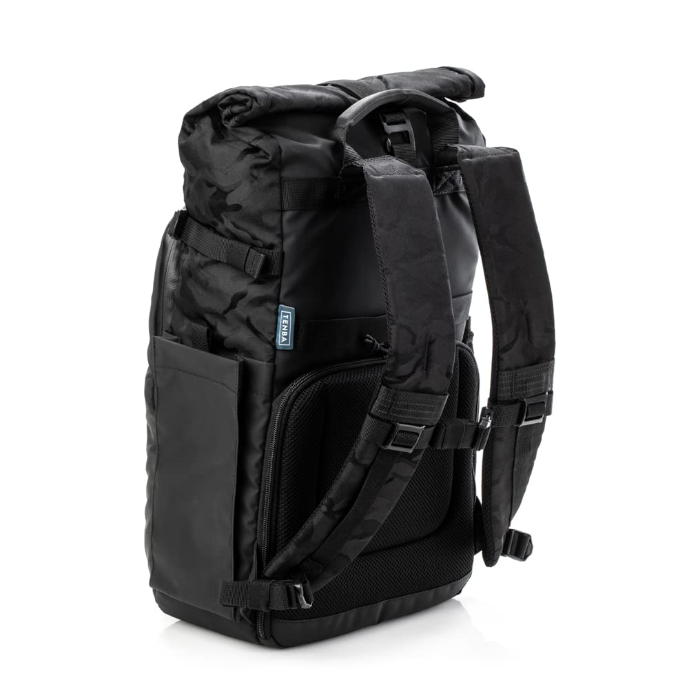 Tenba Fulton v2 14L All Weather Backpack for Mirrorless and DSLR cameras and lenses – Black/Black Camo (637-735)