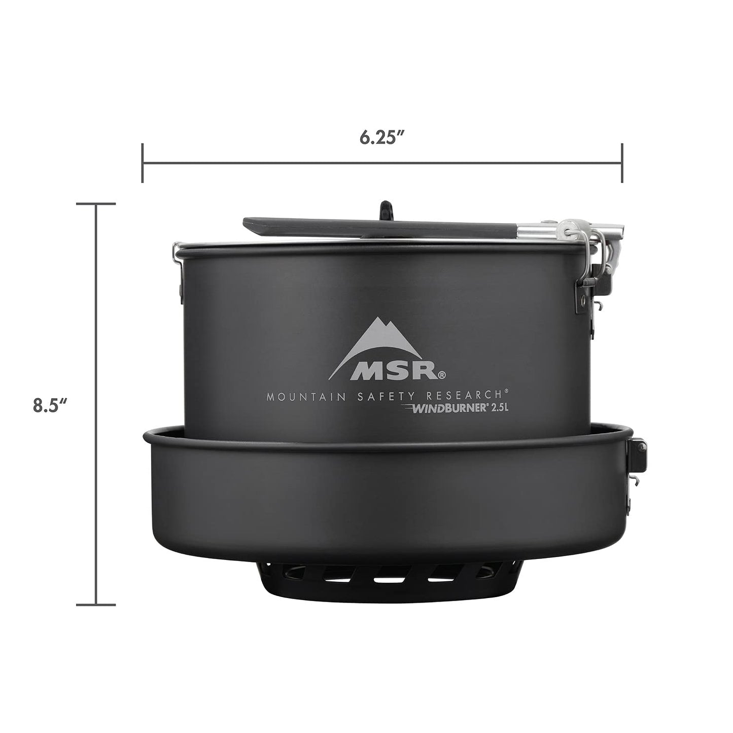 MSR WindBurner Combo Windproof Camping and Backpacking Stove and Cookware System