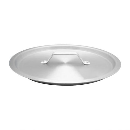TrueCraftware- 60 Quart Aluminum Sauce Pot Lid 20-3/4" x 5/8"-Cookware Cover for Sauce Pots Stockpots Simmering Pots
