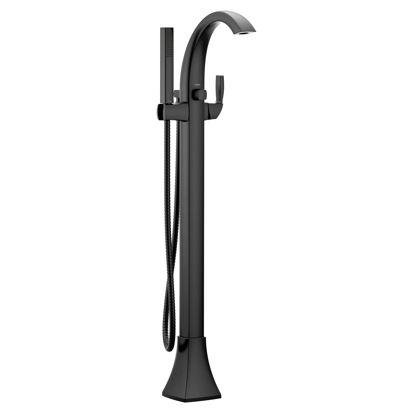 Moen 695BL Voss One-Handle Freestanding Floor Mount Tub Filler with Handshower