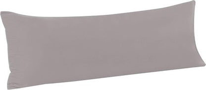 FLXXIE Body Pillow Cover - Super Soft Microfiber 20x54 Pillowcase | Wrinkle & Stain Resistant, Smoky Grey