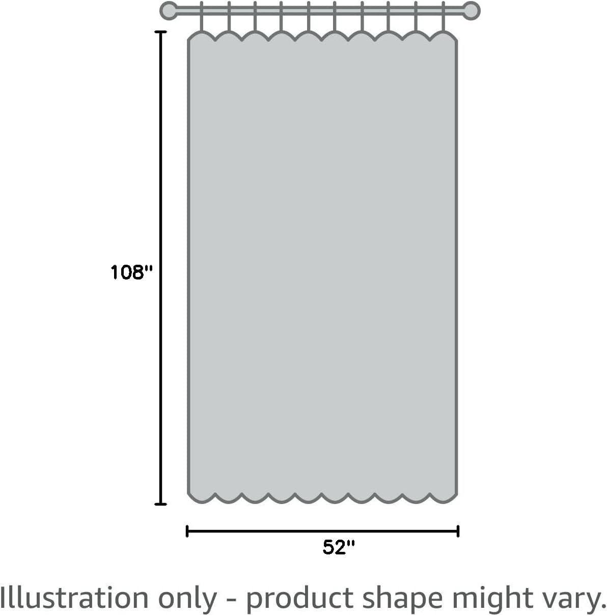 MIULEE Blackout Linen Textured Curtains - Thermal Insulated Room Darkening Drapes | Copper Brown, 52 x 108 Inch (2 Panels)